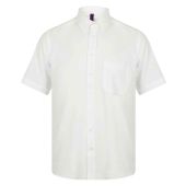 Henbury Short Sleeve Wicking Shirt - White Size 4XL