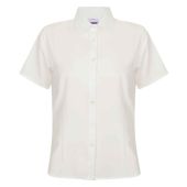 Henbury Ladies Short Sleeve Wicking Shirt - White Size 4XL/22