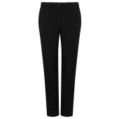 Henbury Ladies Stretch Chino Trousers - Black Size 22/R