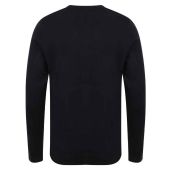 Henbury Lightweight Cotton Acrylic V Neck Sweater