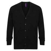 Henbury Lightweight Cotton Acrylic V Neck Cardigan