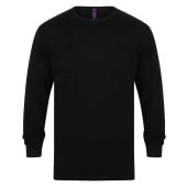 Henbury Lightweight Cotton Acrylic Crew Neck Sweater