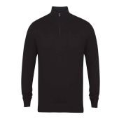 Henbury Zip Neck Sweater