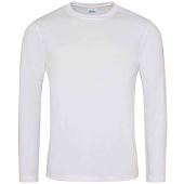 AWDis Cool Long Sleeve Wicking T-Shirt - Arctic White Size XXL