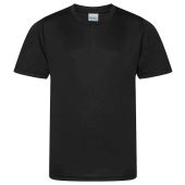 AWDis Kids Cool Smooth T-Shirt - Jet Black Size 12-13