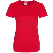 AWDis Ladies Cool Smooth T-Shirt - Fire Red Size XL