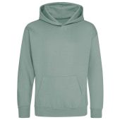 AWDis Kids Hoodie - Dusty Green Size 1-2