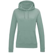 AWDis Ladies College Hoodie - Dusty Green Size XS