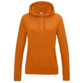 AWDis Ladies College Hoodie - Orange Crush Size XS