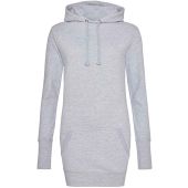 AWDis Ladies Longline Hoodie - Heather Grey Size XL