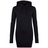 AWDis Ladies Longline Hoodie - Jet Black Size XL