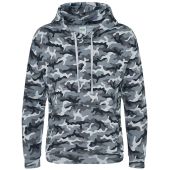 AWDis Camo Hoodie - Grey Camo Size XXL