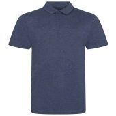 AWDis Tri-Blend Polo Shirt - Heather Navy Size XXL