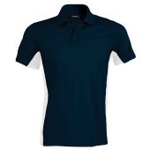 Kariban Flag Poly/Cotton Piqué Polo Shirt - Navy/White Size XXL