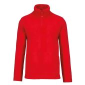 Kariban Enzo Zip Neck Micro Fleece - Red Size XXL