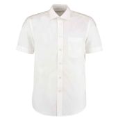 Kustom Kit Short Sleeve Classic Fit Business Shirt - White Size 21