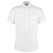 Kustom Kit Premium Short Sleeve Classic Fit Non-Iron Shirt - White Size 18.5