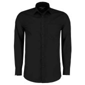 Kustom Kit Long Sleeve Tailored Poplin Shirt