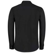 Kustom Kit Long Sleeve Tailored Mandarin Collar Shirt