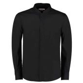 Kustom Kit Long Sleeve Tailored Mandarin Collar Shirt