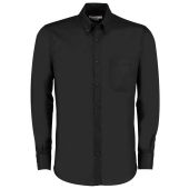 Kustom Kit Long Sleeve Slim Fit Workwear Oxford Shirt