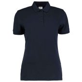 Kustom Kit Ladies Klassic Slim Fit Piqué Polo Shirt - Navy Size 16