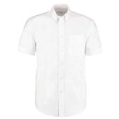 Kustom Kit Short Sleeve Classic Fit Workwear Oxford Shirt - White Size 23