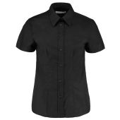 Kustom Kit Ladies Short Sleeve Tailored Workwear Oxford Shirt