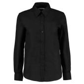 Kustom Kit Ladies Long Sleeve Tailored Workwear Oxford Shirt