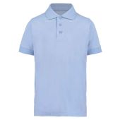 Kustom Kit Kids Klassic Poly/Cotton Piqué Polo Shirt - Light Blue Size 13-14