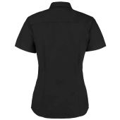 Kustom Kit Ladies Premium Short Sleeve Tailored Oxford Shirt