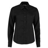 Kustom Kit Ladies Premium Long Sleeve Tailored Oxford Shirt