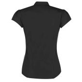 Kustom Kit Ladies Cap Sleeve V Neck Tailored Continental Blouse