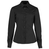 Kustom Kit Ladies Long Sleeve Tailored Business Shirt