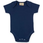 Larkwood Short Sleeve Baby Bodysuit - Navy Size 12-18