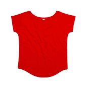 Mantis Ladies Loose Fit T-Shirt - Tomato Size S