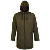 NEOBLU Antoine Wax Parka Jacket - Deep Khaki Size 4XL