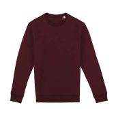 Native Spirit Unisex Crew Neck Sweatshirt - Dark Cherry Size XS