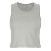 Next Level Apparel Ladies Festival Cropped Tank Top - Heather Grey Size XXL