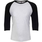 Next Level Apparel Unisex Tri-Blend 3/4 Sleeve Raglan T-Shirt