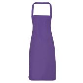 Premier Organic Cotton Bib Apron - Purple Size ONE