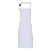 Premier Waterproof Bib Apron - White Size ONE