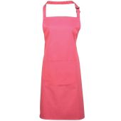 Premier 'Colours' Bib Apron with Pocket - Fuchsia Size ONE