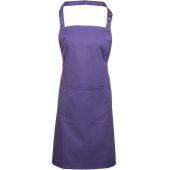 Premier 'Colours' Bib Apron with Pocket - Purple Size ONE