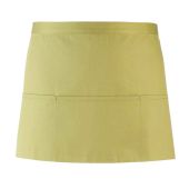 Premier 'Colours' 3 Pocket Apron - Lime Green Size ONE