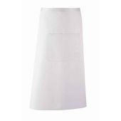 Premier 'Colours' Bar Apron - White Size ONE