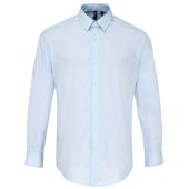 Premier Supreme Long Sleeve Poplin Shirt - Light Blue Size 19