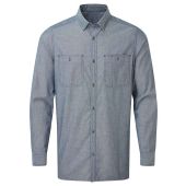 Premier Fairtrade Organic Long Sleeve Chambray Shirt