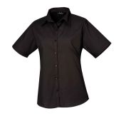 Premier Ladies Short Sleeve Poplin Blouse