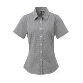 Premier Ladies Gingham Short Sleeve Shirt